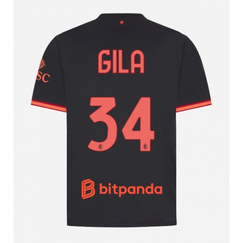 AC Milan Mario Gila #34 Maglia Gara Terza Repliche 2026-27 Maniche Corte AC Milan Mario Gila #34 Maglia Gara Terza Repliche 2026-27 Maniche Corte